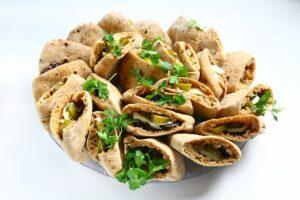 מגש מיני פיתה סביח